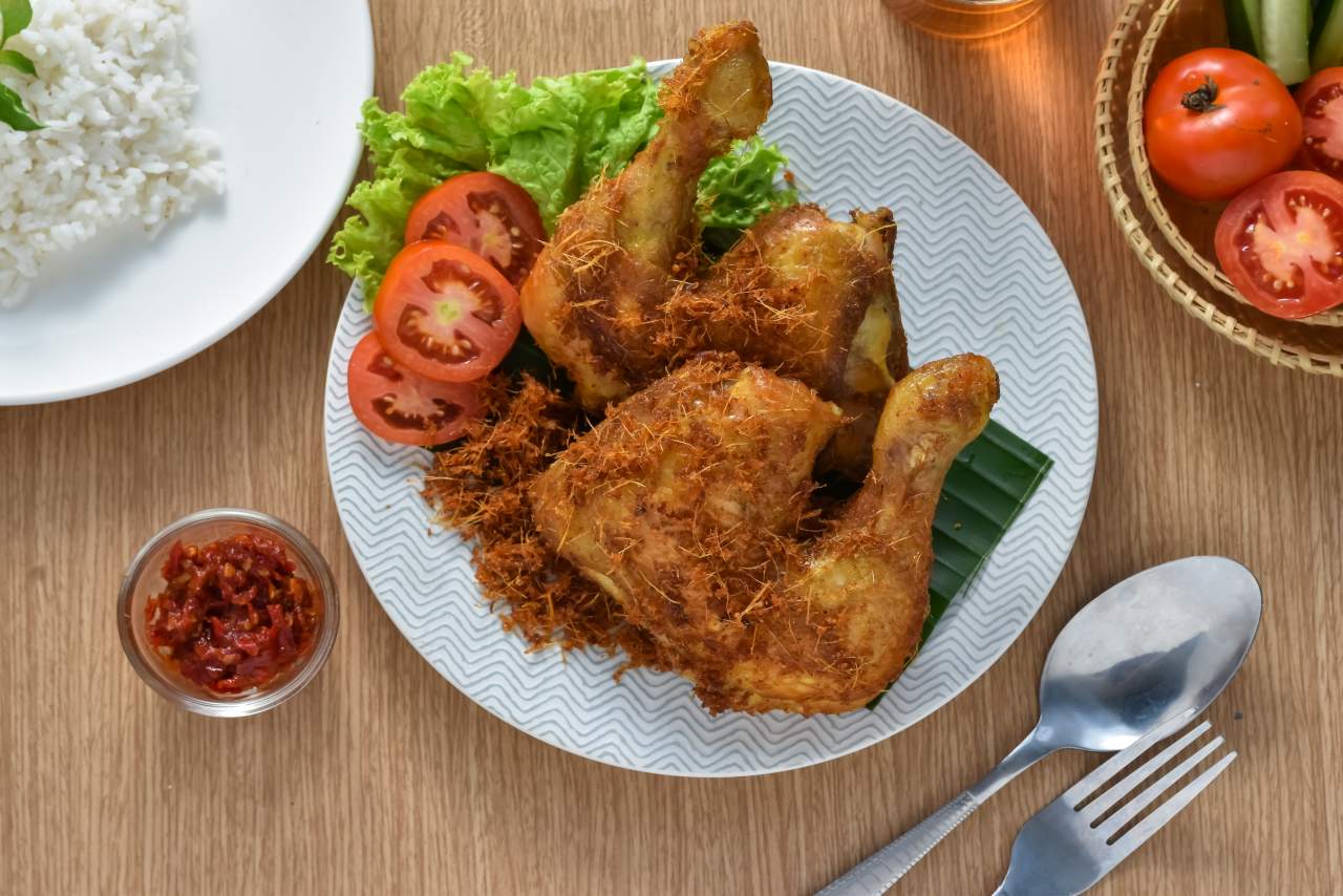Ayam Goreng: Crispy Fried Chicken with Indonesian Spices