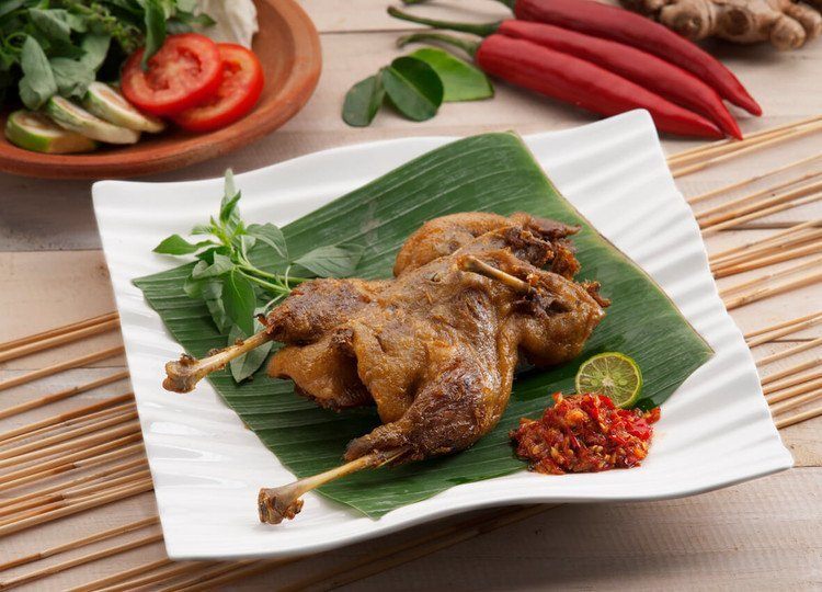 Bebek Goreng: Fried Duck with Indonesian Herbs